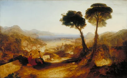 Die Bucht von Baiae, mit Apollo und der Sibylle